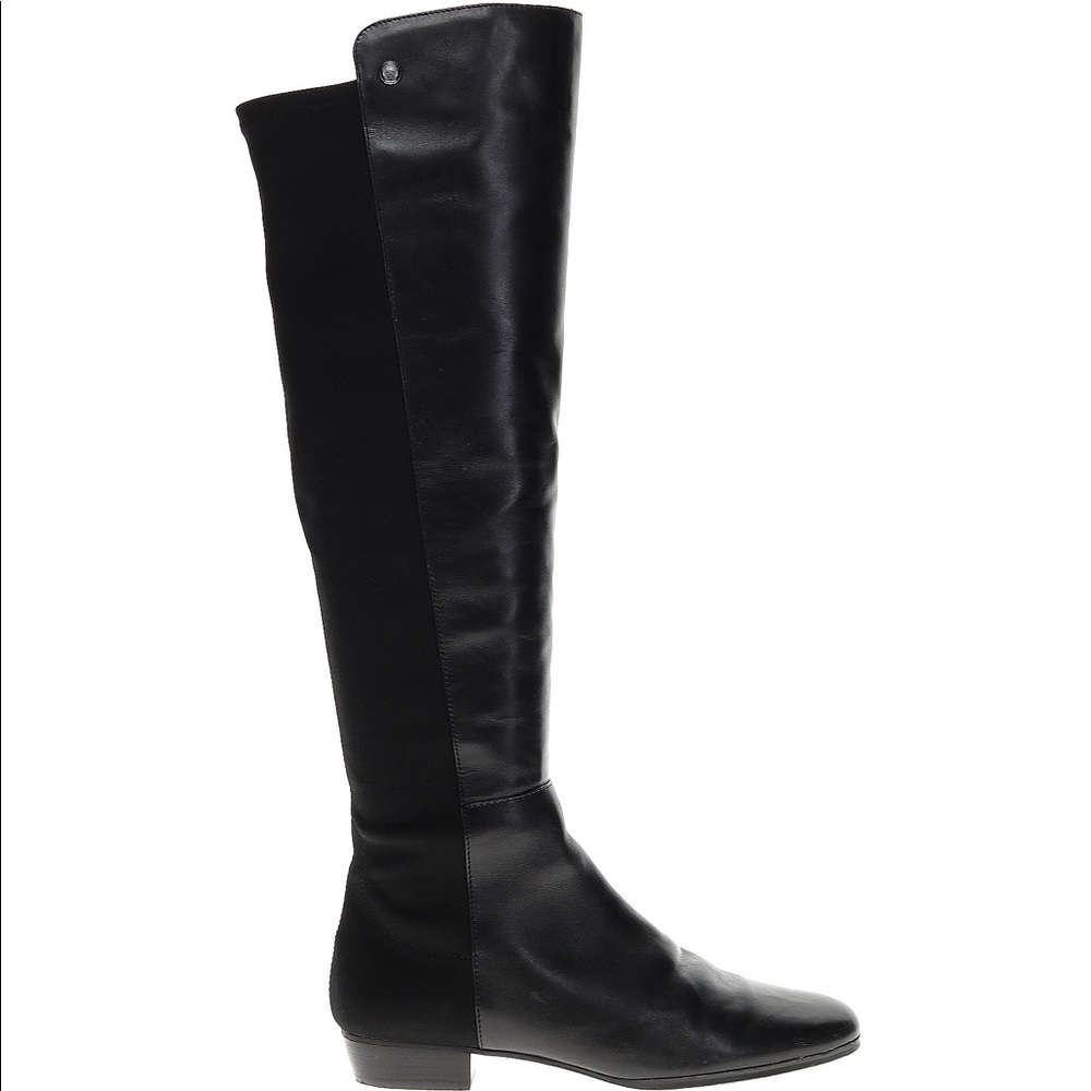 Vine Camuto Black Knee High Boots